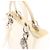 Borsa a mano 2Way Lady Dior in pelle Dior Beige - vista 3
