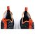 Hermès Eclair Stoff-Sneaker in Schwarz x Orange 221892Z, Größe EU 43 - Ansicht 7