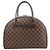 Borsa Louis Vuitton Nolita Damier Ebene in marrone N41455 Rosso