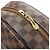Borsa Louis Vuitton Nolita Damier Ebene in marrone N41455 Rosso - vista 14