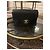 Borsa a tracolla Chanel Chevron in pelle nera Nero - vista 2