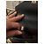 Borsa a tracolla Chanel Chevron in pelle nera Nero - vista 9