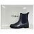 Chloé Botas Chelsea Chloe en cuero negro - vista 4