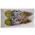 Bailarinas Gucci de lona con estampado floral Blanco Multicolor Verde - vista 12