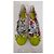 Bailarinas Gucci de lona con estampado floral Blanco Multicolor Verde - vista 9