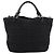 Borsa Shopper Miu Miu Matelassé in Pelle Large Nero - vista 2