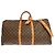 Louis Vuitton Keepall Bandoulière Monogram 60 Marrone