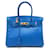Birkin Hermès Borsa Hermes Blue Hydra in pelle Epsom