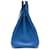 Birkin Hermès Borsa Hermes Blue Hydra in pelle Epsom - vista 4