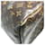 Borsa Louis Vuitton Monogram Keepall 55 Marrone Monogramma  - vista 9