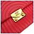 Chanel Surpique Chevron CC Flap Quilted Lambskin Medium Rosso - vista 5