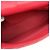 Chanel Surpique Chevron CC Flap Quilted Lambskin Medium Rosso - vista 6