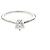 Tiffany & Co. Tiffany Setting Solitär aus Platin mit Diamant 0.33 CT Silber