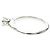 Tiffany & Co. Tiffany Setting Solitär aus Platin mit Diamant 0.33 CT Silber - Ansicht 3