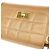 Chanel Mademoiselle Lambskin Mini Marrone - vista 3