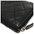 Organizador com fecho Chanel Quilted Caviar Large Preto - vista 6