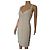 Herve Leger beige Bandage-Kleid