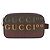 Cinto Gucci Aria 100th Anniversary em couro estampado Marrom