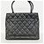 Borsa Tote Chanel in vitello grana nera Nero - vista 11