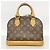 Borsa Louis Vuitton Alma BB Monogram Marrone - vista 12