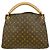 Borsa Tote Louis Vuitton Monogram Artsy MM Marrone