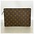 Louis Vuitton Monogram Pochette Homme Clutch Bag Marrone - vista 7