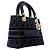 Borsa Christian Dior Cannage Lady D-Light Blu navy - vista 2