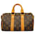 Borsa Louis Vuitton Monogram Keepall Cargo 25 Marrone - vista 13