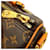 Borsa Louis Vuitton Monogram Keepall Cargo 25 Marrone - vista 9