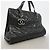 Borsa a tracolla con catena Chanel Matelassé Nero - vista 2