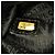 Bolsa de Ombro Chanel Chocolate Bar Caviar Preta Preto - vista 9