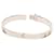 Bracelet Mini Clic Kelly Flagship étroit en émail argenté Hermès  - vue 4