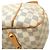Borsa a tracolla Louis Vuitton Damier Azur Galliera GM Bianca Bianco - vista 16