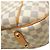 Borsa a tracolla Louis Vuitton Damier Azur Galliera GM Bianca Bianco - vista 18