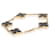 Van Cleef & Arpels Vintage Alhambra Armband aus Gelbgold und Onyx  - Ansicht 2