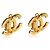 Gabrielle Chanel Vintage CC Ohrringe vergoldet - Ansicht 3