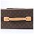 Borsa da viaggio Louis Vuitton Pegase 55 Monogram in marrone M23297 - vista 8