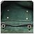 Céline Borsa a mano 2 vie Celine Belt Bag Mini in pelle, Verde - vista 13