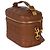 Christian Dior Vanity Small DiorTravel in pelle d'agnello Cannage marrone - vista 3