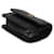 Gabrielle Borsa Extra Mini Flap in pelle d'agnello lucida matelassé nera Chanel Nero  - vista 6