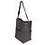 Céline Borsa Secchiello Medium Sangle Celine in Pelle di Vitello Grana Morbida Grigia Marrone - vista 3