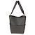 Céline Borsa Secchiello Medium Sangle Celine in Pelle di Vitello Grana Morbida Grigia Marrone - vista 8