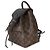 Zaino Louis Vuitton Montsouris PM NM in canvas Monogram nero Marrone - vista 3