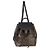 Zaino Louis Vuitton Montsouris PM NM in canvas Monogram nero Marrone - vista 5