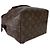 Zaino Louis Vuitton Montsouris PM NM in canvas Monogram nero Marrone - vista 7