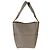 Céline Bolsa Bucket Medium Sangle Celine em couro de bezerro granulado Taupe Marrom