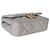 Gabrielle Chanel Mini Flap Bag aus grauem gestepptem Lammleder Braun - Ansicht 7