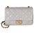 Gabrielle Chanel Mini Flap Bag aus grauem gestepptem Lammleder Braun - Ansicht 8