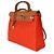Hermès Orange Poppy Toile Vache Hunter Herbag Zip 31 PM PHW Arancione - vista 3