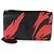 Borsa a catena Kate Medium Saint Laurent Black Red Flame Grain De Poudre Nero